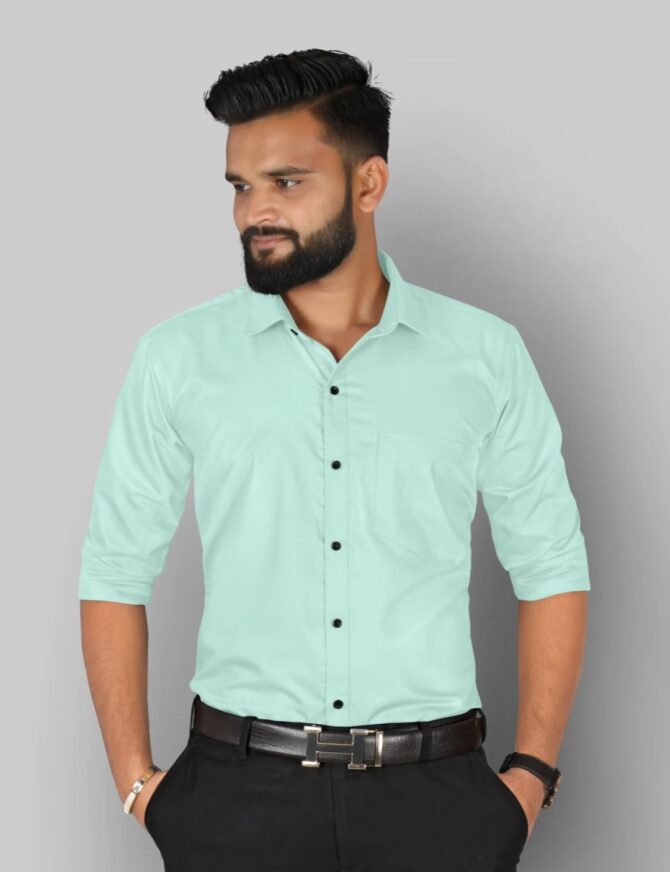 Classic Formal Shirt ( light Green )