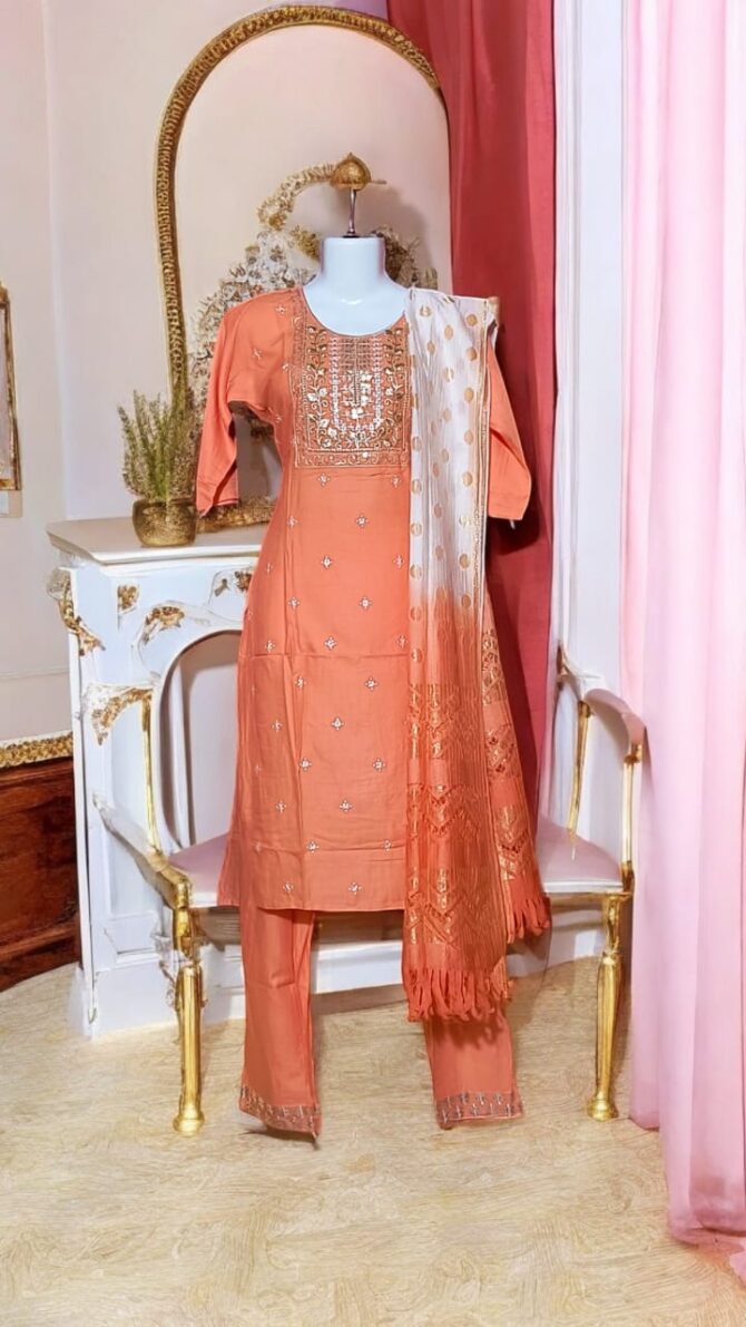 Reyon Work Three Piece Salwar Suit