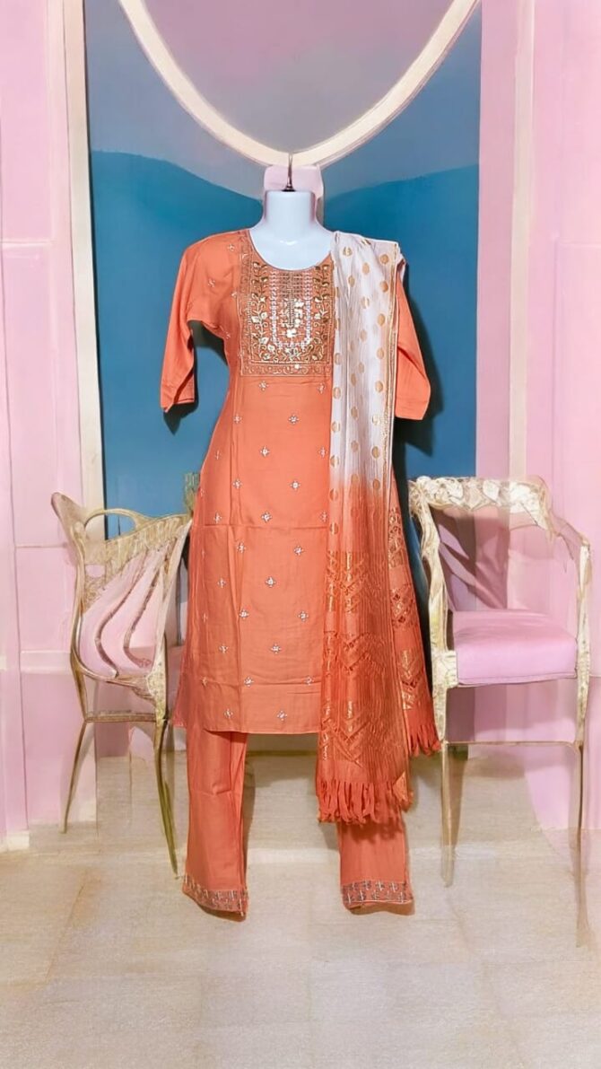 Reyon Work Three Piece Salwar Suit