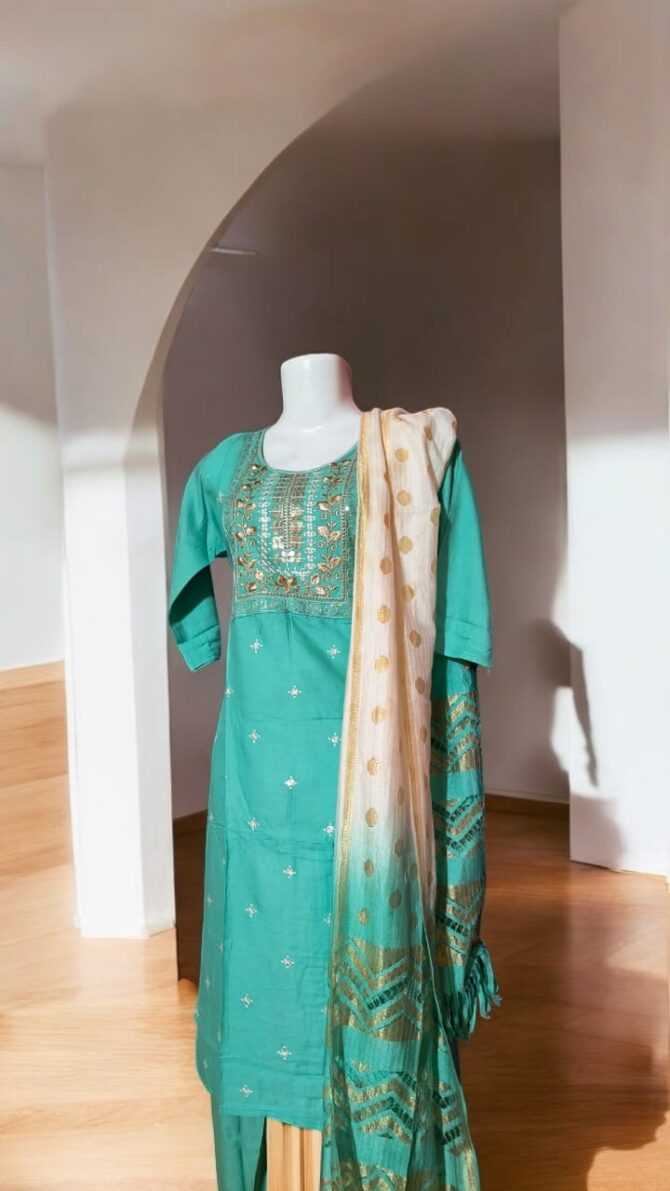 Reyon Work Three Piece Salwar Suit