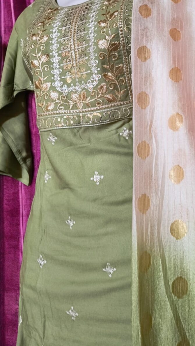 Reyon Work Three Piece Salwar Suit