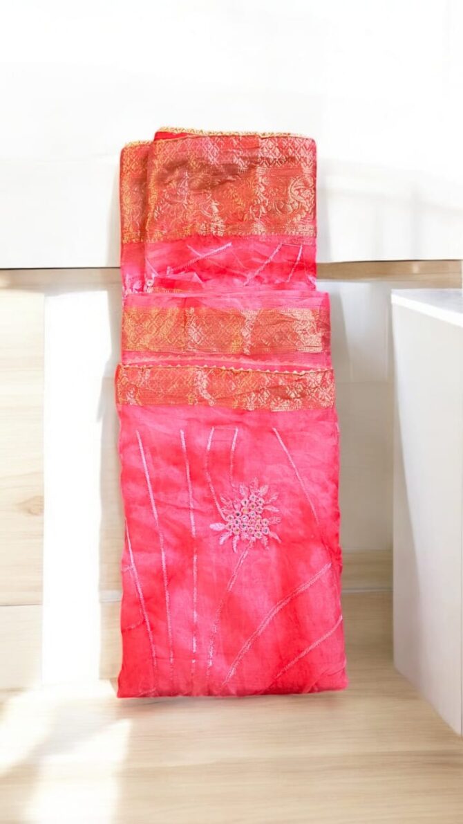 Women's Organza  Saree with Blouse