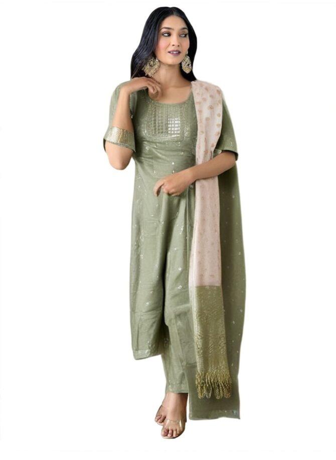 Reyon Work Three Piece Salwar Suit